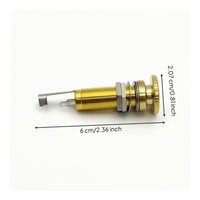 Individual Audio Panel Mount Jack Compatible Mono TS Jack Easy to Solder for Guitarists