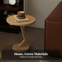 Round Pedestal Accent Table Stable Base Pedestal Drink Table Rounded Edges