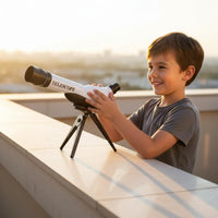Children's Telescope Science Experiment Astronomy Telescope Easy to Use for Students, Stargazing