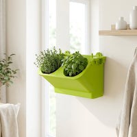 Home Decoration Plant Pots and Hanging Basket for Flower Pots, Self Watering Wall Planter for Indoor Garden, Rustic Outdoor Planter, 4 Pieces