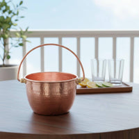 Hammered Copper Vessel Burnished Copper Vessel Mottled Finish