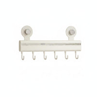 Kitchen Hook Rack Easy to Install No Wall Hook Storage Area-Saving