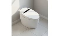 Automatic Bidet Seat Multifunction Smart Toilet Seat Electric Toilet Lid Soft Close Bathroom Fixture Easy to Clean