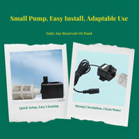 Silent adjustable aquarium pump