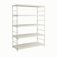 4-Tier Storage Rack Freestanding Furniture Stable for Living Room, Homeowners