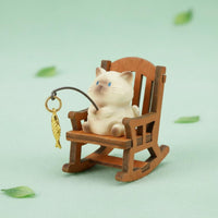 Creature Rocking Chair Figurine Resin Material House Decoration for Office