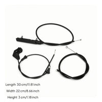 3 Pieces Direct-Fit Hood Release Cable OE Specifications Hood Latch Release Cable Heavy-Duty Faulty for DIYers