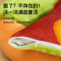 Hot Dog Shaped Pet Bed for Medium Dogs, Washable, Indoor Use