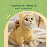 Plush Pet Hoodie for Winter