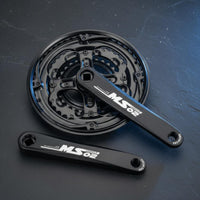 48/38/28T Gearing 48T Aluminum Crankset Irregular Tooth Design 170mm Crank Arm Set for Cyclists