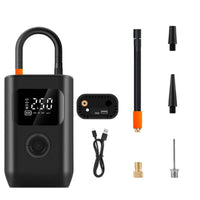 Compact Tire Inflator with Gauge Electric Portable Tire Inflator for Drivers, Roadside Emergencies