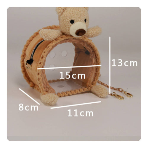 Small Creature Travel Carrier Ventilated Transparent Pet Carrier Vented Design