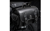 Motorcycle Saddlebag Rigid Motorcycle Bag with Strap Biker-Chic Saddlebag with Strap for Motorcyclists
