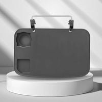 Foldable Car Seat Back Tray Table Adjustable Clamp Car Seat Back Table