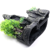 Mountain Waterfall Ornament Eco-Friendly Rock Cave Decor Colorfast