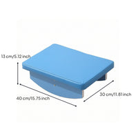 Balance Seesaw Board with Padded Top Wooden Seesaw Board Curved for Preschoolers