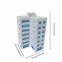 Architectural Building Model Assembled Decor Hollow for Cityscape