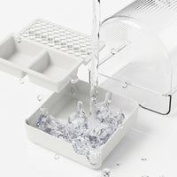 Cockatiel Cage Mounted Bath Feeder, External Bird Bath Feeder Combo, Budgie External Shower Feeder,  - Image 7