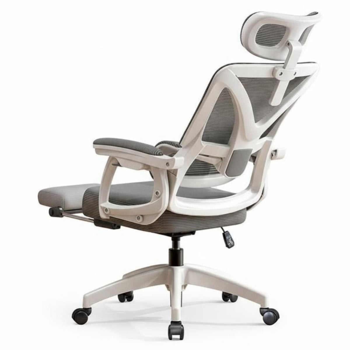 Ergonomic Design Reclining Office Chair with Footrest Highspinal Support Reclining Desk Chair with Footrest 360° rotate Computer Seat Adjustable Headrest for Executives, Remote Workers, Students, Workstation, Study Room