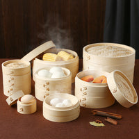 Bamboo Steamer Basket Set for Home and Commercial Use
