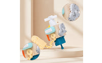 Wooden Busy Cube Developmental Play Sensory Toys with Gears Hand-Eye Coordination Wooden Activity Cube for Travel