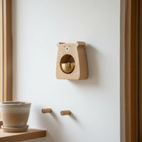 Easy Installation Bear Entry Chime Compact Size Cute Bear Door Hanger Bell Soothing Tones Shopkeepers Bell Long-Lasting for Shop Entrance