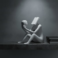 Abstract Sculpture Matte Human Figurine Sculptural for Living Room, Homeowners