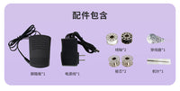 D&D-202小型电动家用全自动缝纫机台式裁缝机带灯脚踏便携缝纫机 美规