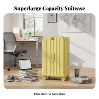 Hard Shell Suitcase Combination Lock Trolley Case Scratch Resistant
