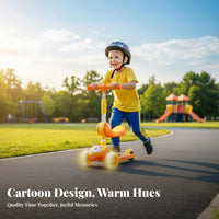 3-Wheel Illuminated Glowing Rotating Compsinglents Versatile 3-Wheel Anti-Slip Deck children's Vehicle for Toddlers, Parents, Playground