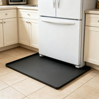 Tray-Style Mat Raised Border Silicone Mat Spill-Catching for Under Appliances