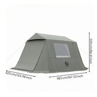 Family Cabin Tent Easy to Clean Portable Cabin Tent Matte Finish for Camping