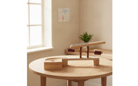 Wooden Marble Run Marble Run with Spiral Board Educational Learning Game for Playroom, Preschool