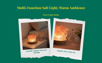 USB dimmable salt night light
