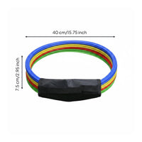 12 Pieces Soccer Training Rings Flexible Material Agility Rings Bright Colors Exercise Equipment for Athletes