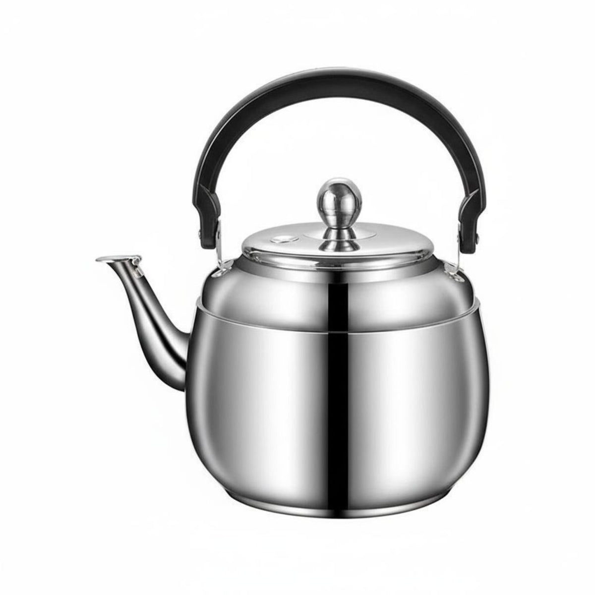 Steaming Kettle Whistle Notification Stainless Stainless Kettle Anti-Scald Handle Large Capacity Boiling Pot for Commercial Users, Cafes