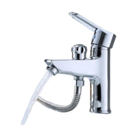 Brass faucet with dual temp control