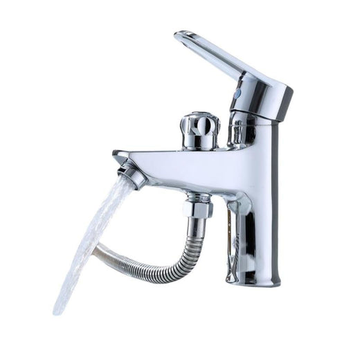 Brass faucet with dual temp control