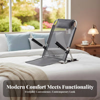 Adjustable Bed Lounger with Armrests Foldable Design Adjustable Floor Lounger