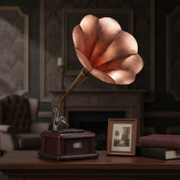 Metal Gramophone Ornament Vintage-Style Gramophone Ornament Decorative Sculpture for Decorators, Cafe, Display Shelves