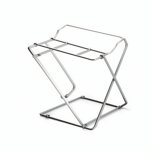 Dish Towel Holder with Rail Compact Folding Towel Stand Long-Lasting for Kitchen