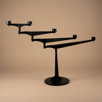 Modern Metal Candlestick Statement Centerpiece Home Decoration for Mantelpiece