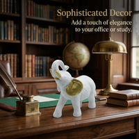 Resin Elephant Statue for Home Decor, Modern Minimalist Animal Figurine, Elegant Resin Elephant Gift - Image 2