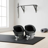 2 Pieces Back Pain Relief Inversion Boots Thick Foam Padding Inversion Boots Spinal Relief Fitness Equipment Secure Locking Mechanism for Home Gym