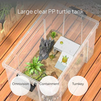Large Turtle Habitat with Lid and Water Purifier