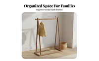 children's Clothes Tree Kid-Safe Design Self-Supportingstanding child's Coat Rack Easy Assembly Stable Base for Bedroom
