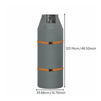 100 Lb Propane Cylinder Cover Waterproof 100 Lb Propane Cover Clear Top Window