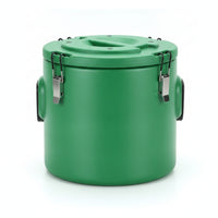 3 Pieces Lidded Carry Container Stainless Steel Lunch Box Portable Silicone Gasket Insulated Lunch Box for Meal Prep
