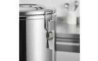 Stainless Steel Thermal Barrel PU Foam Coating Insulated Soup Container Large Capacity Soup Warmer Sturdy Construction