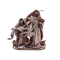 Tabletop Figurine with Textile Neutral Decor Detailed for Shelf